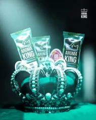 Ochucená vonná karta - Chladivá máta - Cool Mint - 1 ks - Aroma King