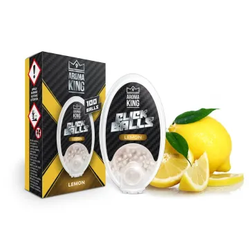 Praskací kuličky Aroma King - Citron - 100 ks