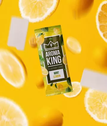 Ochucená vonná karta - Ledový citron - Cool Mint Lemon - 1 ks - Aroma King